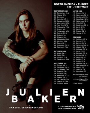 Julien Baker Announces 2021/22 North American & European Tour 