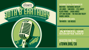 eTown Expands Lineup For Virtual 30th b'Earthday Celebration 