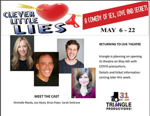 CLEVER LITTLE LIES to be Presented Live and Indoors by Triangle Productions Image