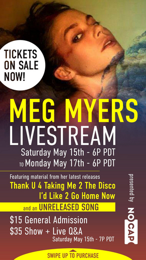 Meg Myers Announces Livestream Concert for May 