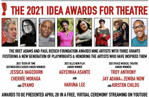 2021 Idea Awards for Theatre to be Presented in Virtual Ceremony on April 28 Image