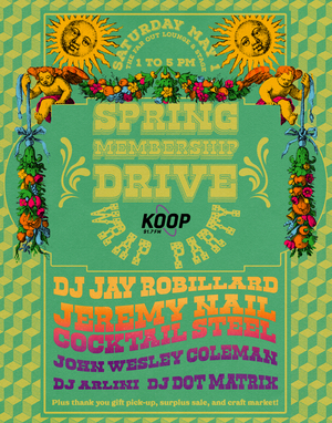 KOOP Announces Spring Membership Drive Wrap Party Image