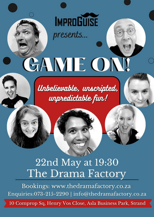 ImproGuise Presents GAME ON! at the Drama Factory This Month  Image