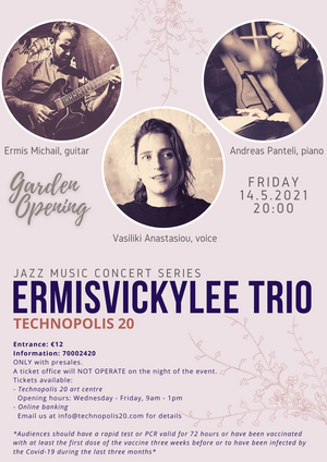 TECHNOPOLIS 20 Celebrates Garden Opening ErmisVickyLee Trio 