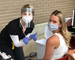 10,000th COVID-19 Vaccine Delivered at Arena Stage Image