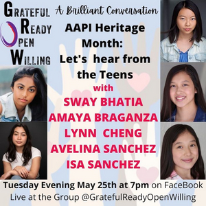 Sway Bhatia, Amaya Braganza, Lynn Masako Cheng, and More Will Take Part in AAPI HERITAGE MONTH: LET'S HEAR FROM THE TEENS Panel 
