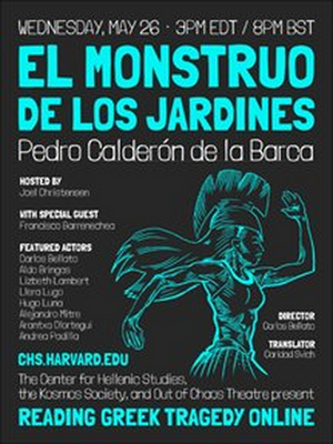 Cast Announced for EL MONSTRUO DE LOS JARDINES Presented by Reading Greek Tragedy Online  Image