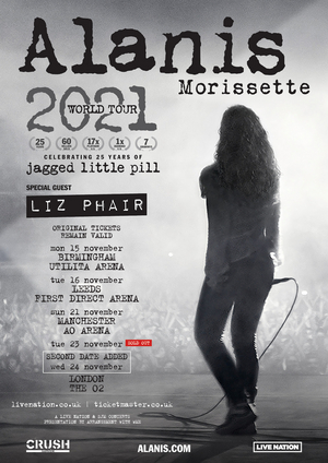 Alanis Morissette Announces Tour Dates Celebrating 25 Years of 'Jagged Little Pill' 