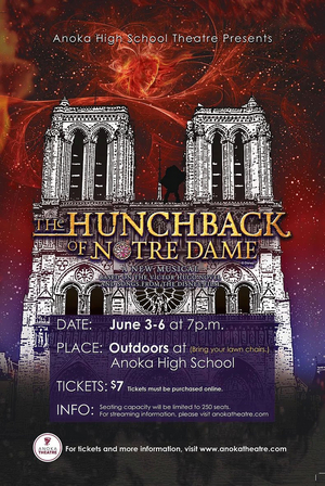 THE HUNCHBACK OF NOTRE DAME Will Be Performed at Anoka Theatre This Weekend Image