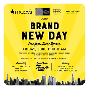 Miss J Alexander and Frank DiLella Will Welcome a Brand New Day in Times Square Tomorrow Image