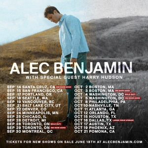 Alec Benjamin Announces Additional North American Tour Dates Image