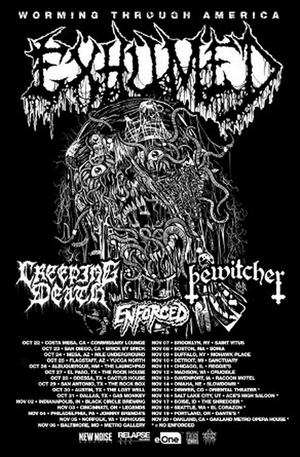 Bewitcher & Enforced Join Exhumed on 'Worming Through America' Fall Tour 