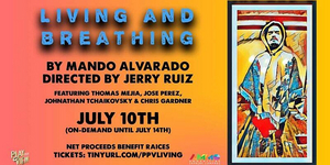 LIVING AND BREATHING by Mando Alvarado to be Streamed by Play-PerView Image