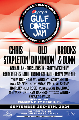 2021 Pepsi Gulf Coast Jam Announces Full Lineup Image