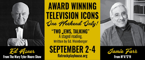 Ed Asner and Jamie Farr to Star in TWO JEWS, TALKING at Flat Rock Playhouse  Image