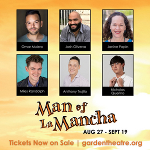 MAN OF LA MANCHA Comes to the Garden Theatre This Month  Image