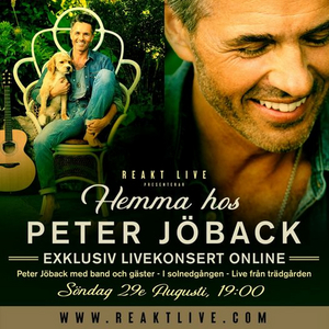 PETER JÖBACK To Stream Live Concert From His Garden Image