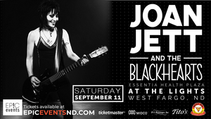 Joan Jett and the Blackhearts Will Perform Next Month at Essentia Health Plaza 