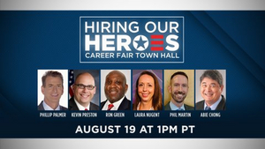 ABC Owned Television Stations Stream HIRING OUR HEROES: CAREER FAIR Town Hall Aug. 19  Image