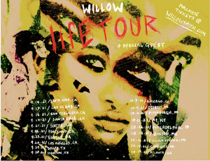 WILLOW Announces 2021 lifE Tour & Touring with Billie Eilish in 2022; Full Tour Schedule 