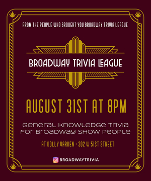 Broadway Trivia League Returns With New Events Image