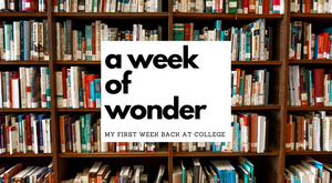 Student Blog: A Week of Wonder 