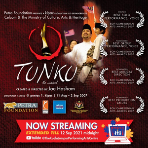 Kuala Lumpur Performing Arts Center Streams TUNKU THE MUSICAL 