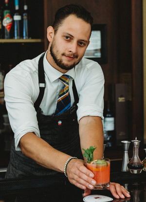 Master Mixologist:  Dan Schuster of ORCHARD PARK in East Brunswick, NJ Image