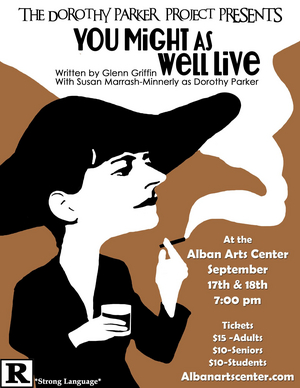 Catch the Full-Length, One-Woman Play, YOU MIGHT AS WELL LIVE at the ALBAN ARTS CENTER, This Weekend! Image