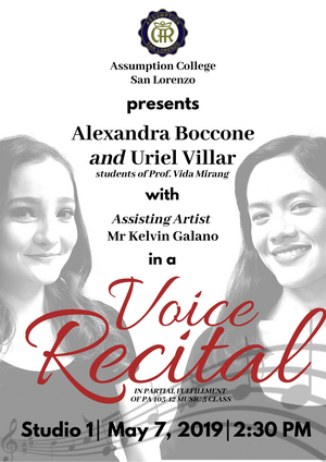 Student Blog: Songs from My First Voice Recital Image