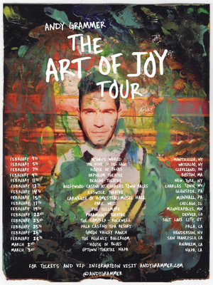 Andy Grammer Announces THE ART OF JOY 2022 Tour  Image