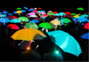 The Music Center Will Present Pilobolus' UP! The Umbrella Project Image