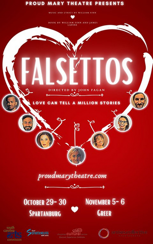 Proud Mary Theatre Company Presents Groundbreaking Musical FALSETTOS In Spartanburg and Greer 