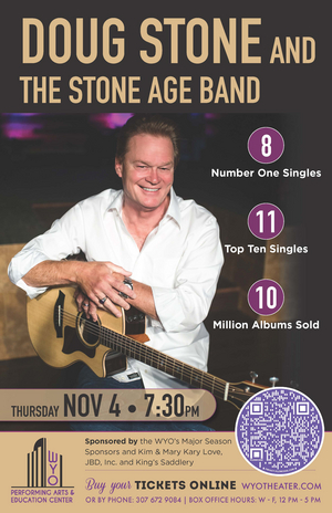 Doug Stone to Perform with the Stone Age Band at WYO 