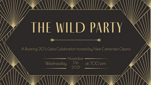 New Camerata Opera Announces THE WILD PARTY, A Roaring '20s Gala Celebration At Bar Beau  Image