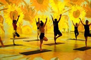 Gogh with Lifeway Kefir Immersive Yoga Classes Will Take Place at THE ORIGINAL IMMERSIVE VAN GOGH EXHIBIT at Lighthouse Las Vegas  Image