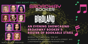 Interview: Kate Rockwell of BROADWAY BOOKER AT BIRDLAND at Birdland October 18th at 7 pm 