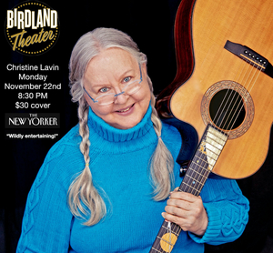 Christine Lavin to Celebrate 25th Solo Album at Birdland Theater  Image