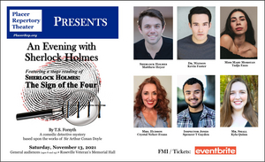 Placer Repertory Theater Will Present AN EVENING WITH SHERLOCK HOLMES Next Weekend  Image