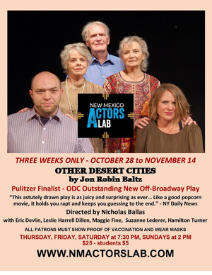 Review: OTHER DESERT CITIES at New Mexico Actors Lab 