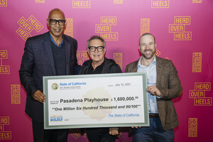 Chris Holden Presents $1.6 Million Check  To Pasadena Playhouse 