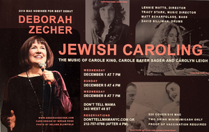 Deborah Zecher Brings JEWISH CAROLING to Don't Tell Mama Next Month 