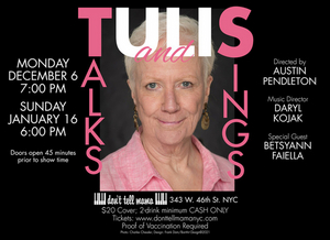 Tulis McCall Stars in TULIS TALKS AND SINGS at Don't Tell Mama This Winter Image