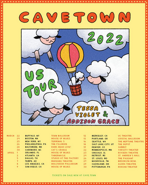 Cavetown Announces 2022 U.S. Headline Tour With Tessa Violet & Addison Grace 