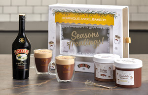 BAILEYS IRISH CREAM and Dominique Ansel Release Bailey's Swirl Holiday Hot Chocolate Kit Image