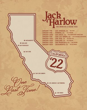 Jack Harlow Announces 'Crème de la Crème California' Tour Dates Image