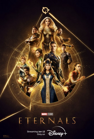 Disney+ Sets ETERNALS Streaming Date Image