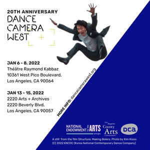 20th Anniversary Dance Camera West Fest Will Be Presented in January 