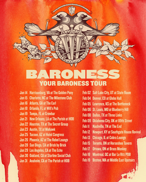 Baroness Extend Fan-Voted 'Your Baroness' Tour 