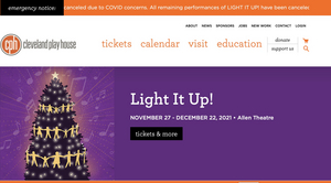 Cleveland Play House Cancels Final Week of LIGHT IT UP! Image